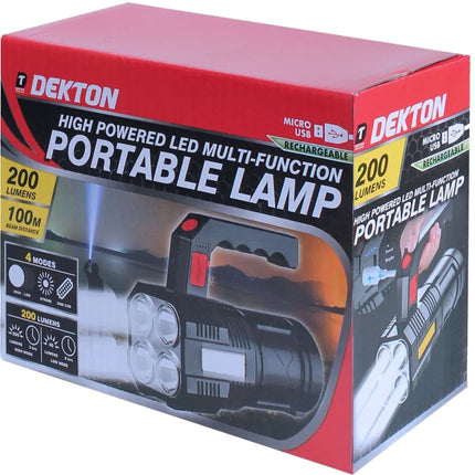 Dekton High Powered Led Multi-Function Portable Lamp