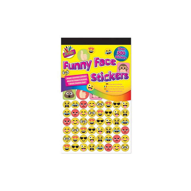 Art Box Funny Face Sticke 500+ stickers