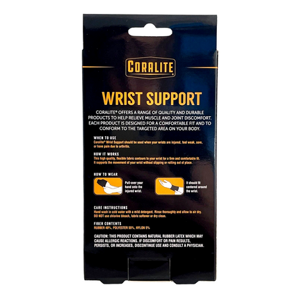 Coralite Wrist Support Size  7 - 8.25 in