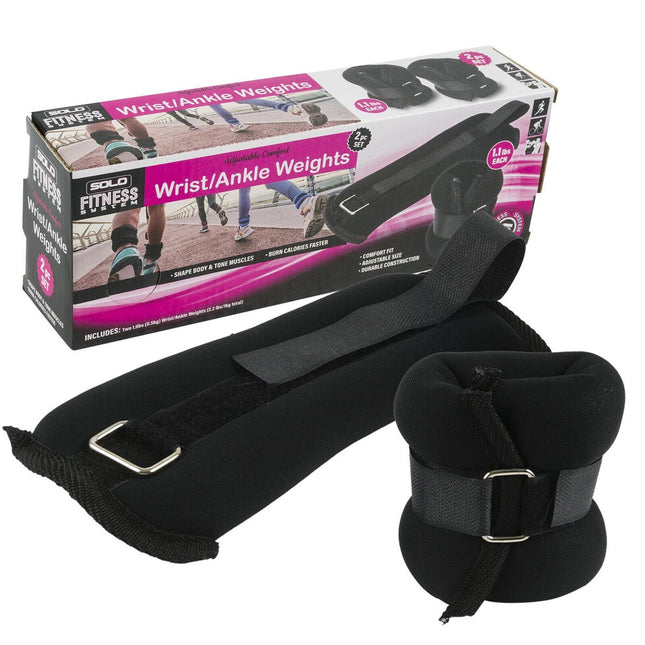 Solo Fitness System Wrist/Ankle Weights  1.1lb Each