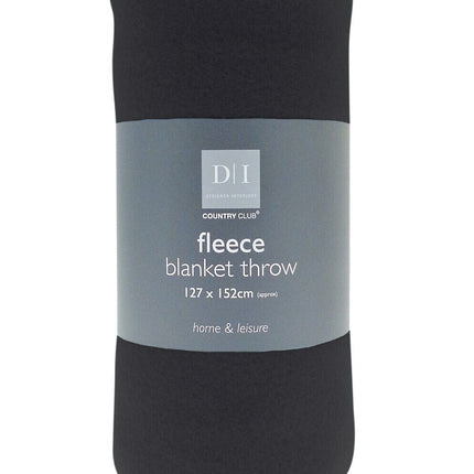 Country Club Fleece Blanket Throw 127 x 152cm