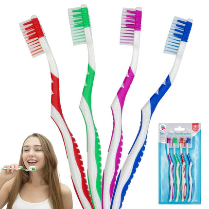 Dentaglo Total Clean Toothbrushes 4pk