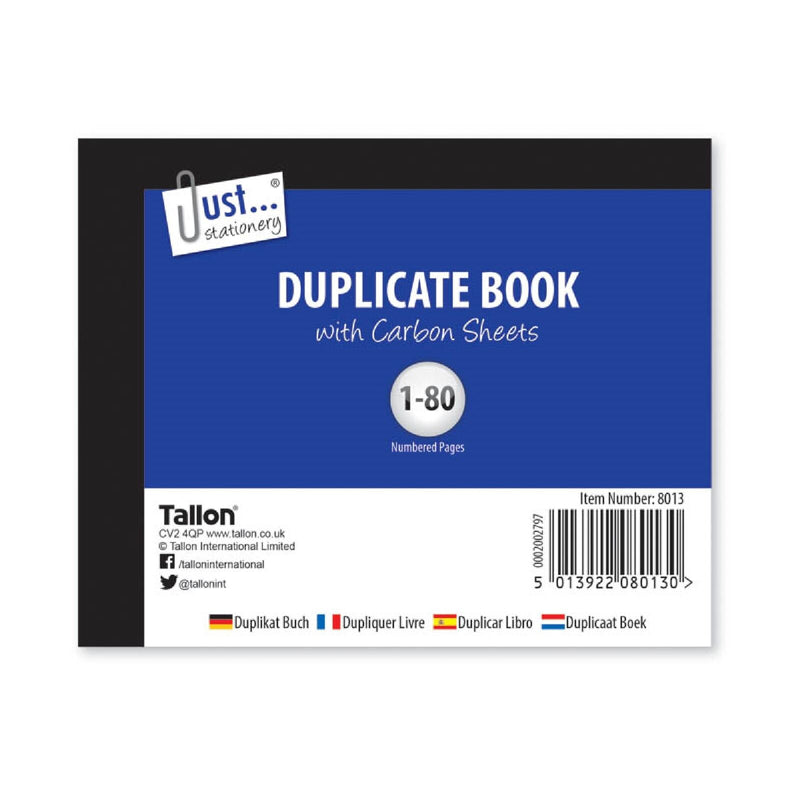 Just Stationery Duplicate Book with carbon 80sheets