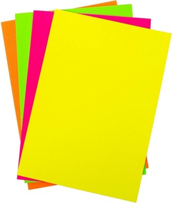 Art Box Neon Sheets 30pk A5