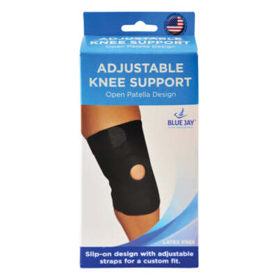 Blue Jay  Adjustable Knee Support Open Patella  LG/XL
