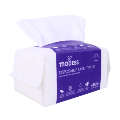 Modess Disposable Face Towel 66pk