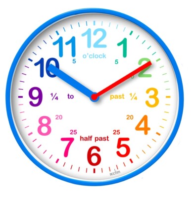 ACCTIM WICKFORD KIDS WALL CLOCK BLUE