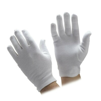Forever Beautiful Dermatological White Cotton Gloves 2pk