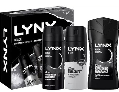 Lynx Trio Gift Set Black