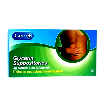 Glycerin Suppositories Adult 12s