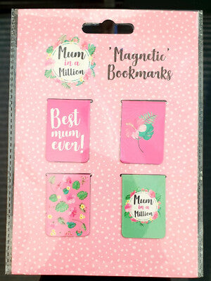 Mum In A Million Magnetic Bookmarks 4pk