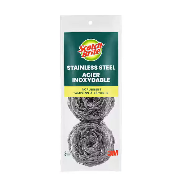 Scotch Brite Stainless Steel Pads 2's