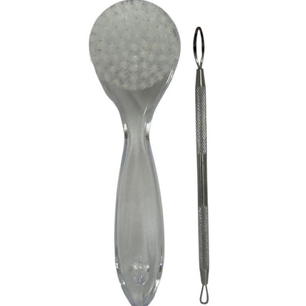 FACE BRUSH WITH DOUBLE SIDE BLEMISH