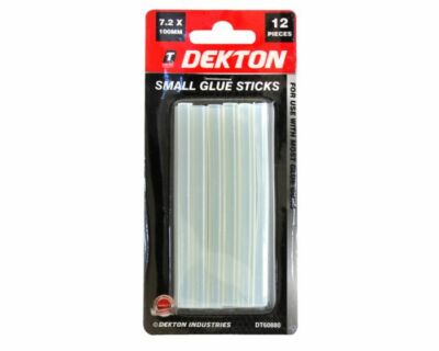 Dekton Small Glue Sticks 7.2 x 1500mm 12pk