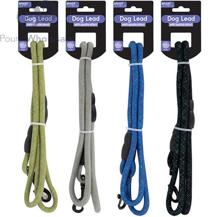 Smart Choice Sparkle Rope Dog Lead 120cm