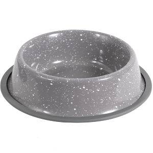 Smart Choice Speckled Stainless Steel Pet Bowl 400ml