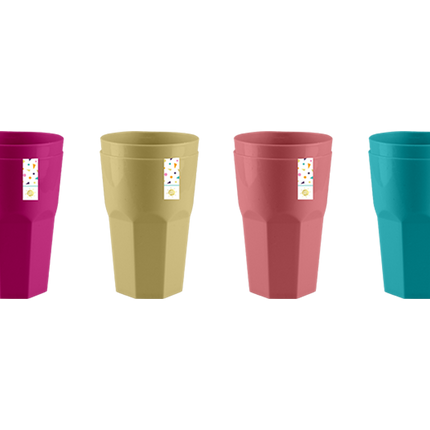 Summer Days Tumblers Plastic Asst 2pk