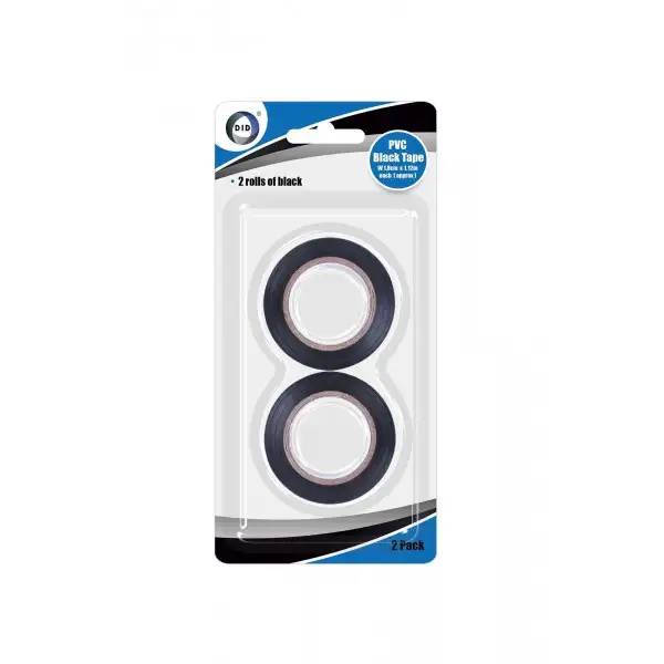 DID PVC TApe Black 1.8cmcx12m