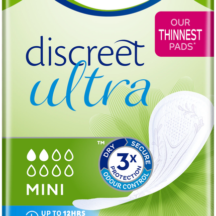 Tena Discreet Ultra Mini Thin Pads 20's