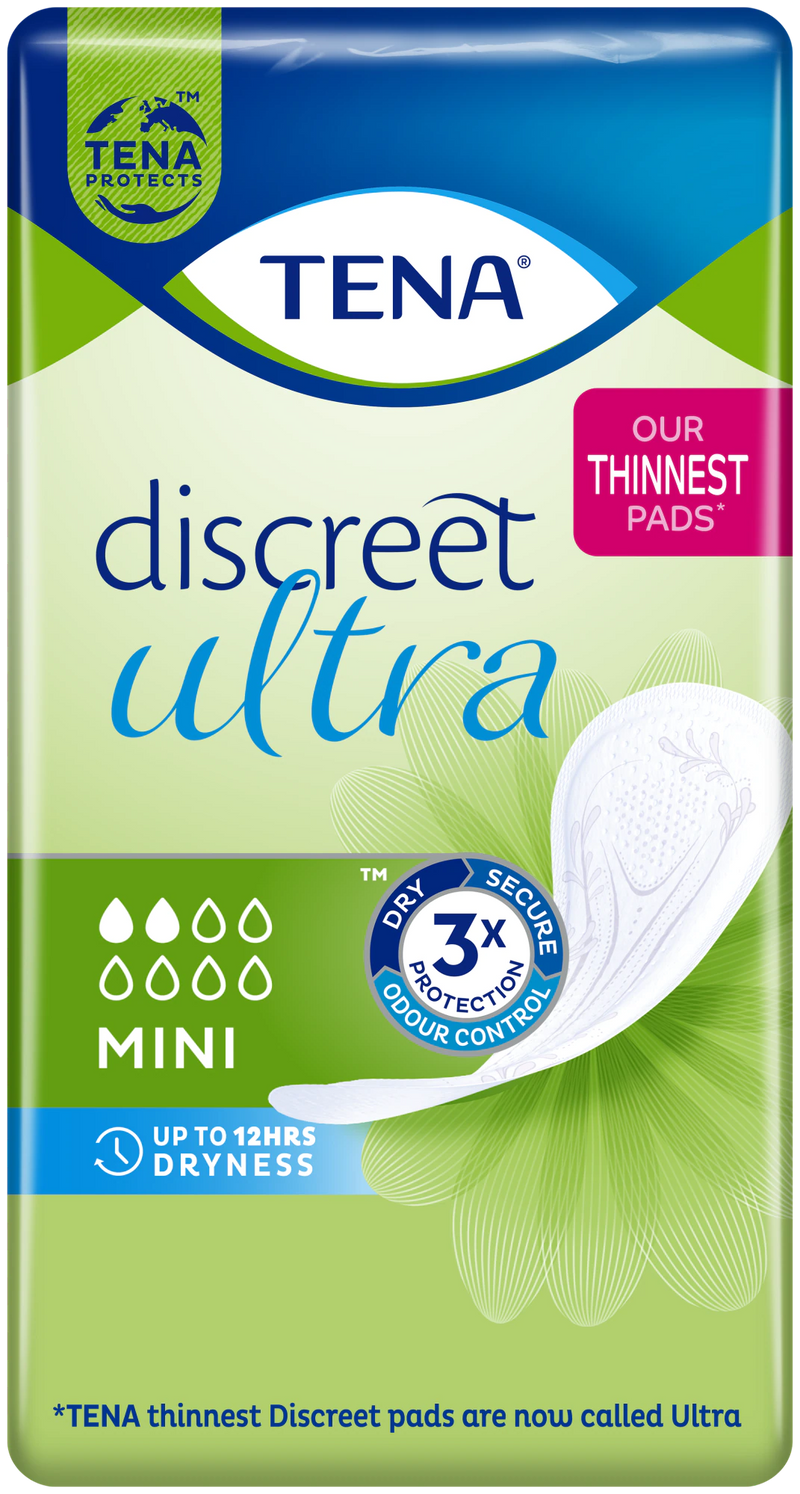 Tena Discreet Ultra Mini Thin Pads 20's