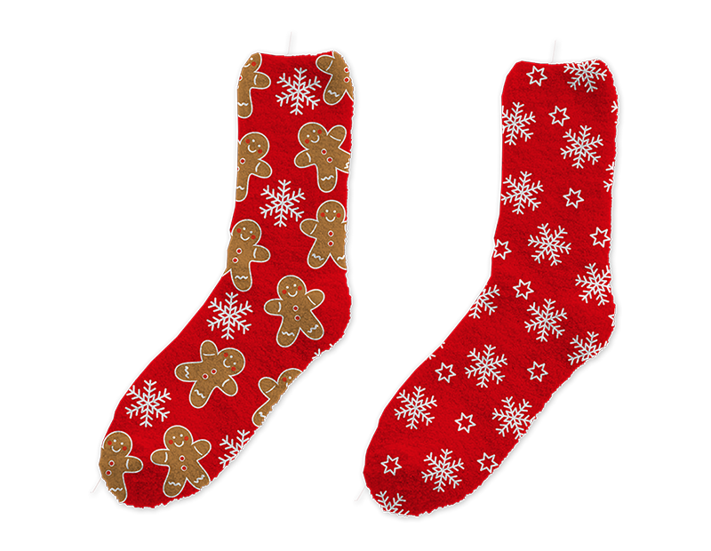 Farley Mill Men's Novelty Cozy Christmas Socks 2pk Asst