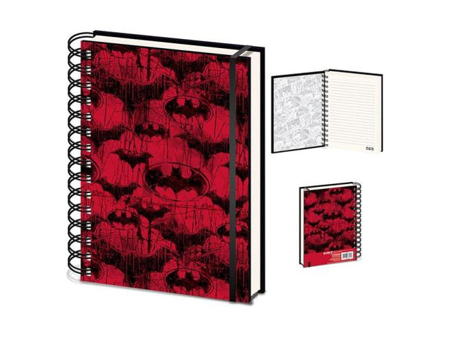 Batman Red A5 Notebook
