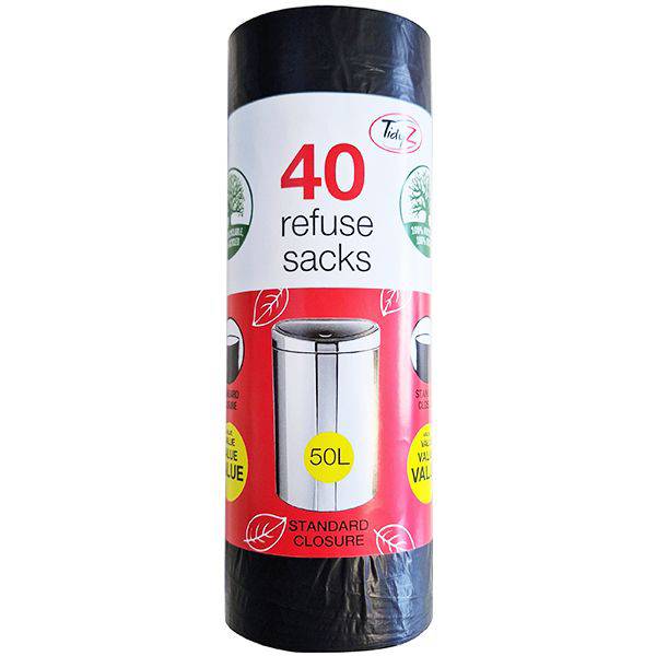 TIDYZ REFUSE SACKS 40'S