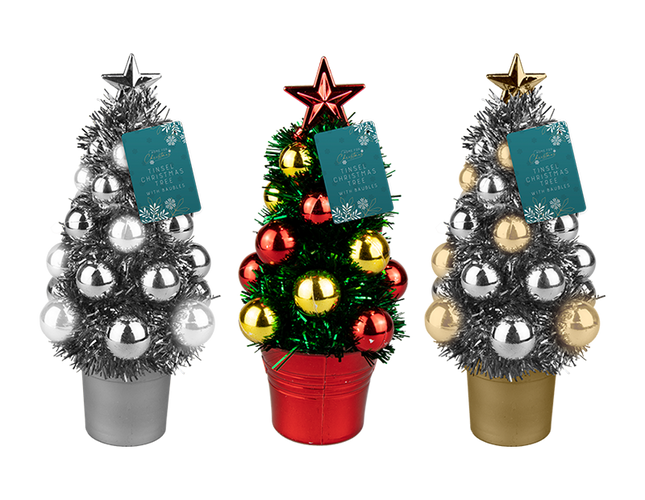 Christmas Tinsels Bauble Tree Decoration