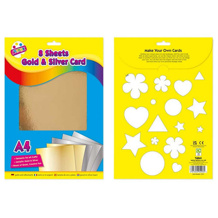 Art Box Gold & Silver Cards A4