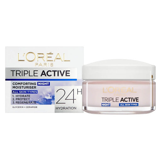 L'Oreal Paris Triple Active Comforting Moisturiser Night Cream 50ml