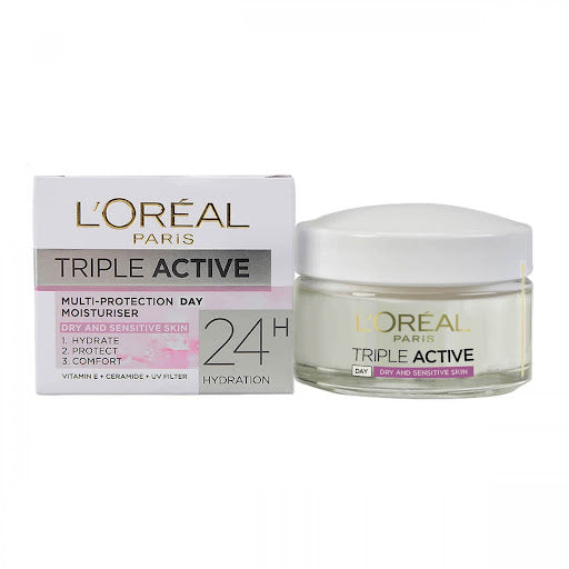 L'orel Triple Active Moisturizer Dry & Sensitive 50ml