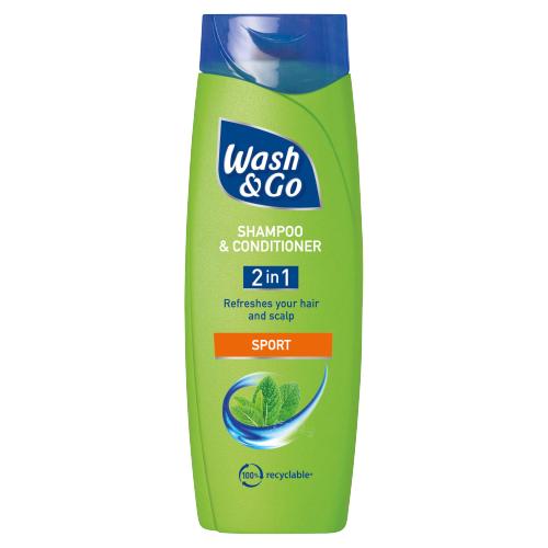 Wash & Go Shampoo & Conditioner Sport 2 in 1 200ml