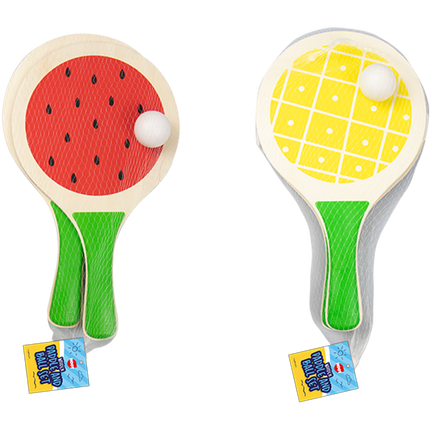 Hoot Wooden Paddle & Ball Set