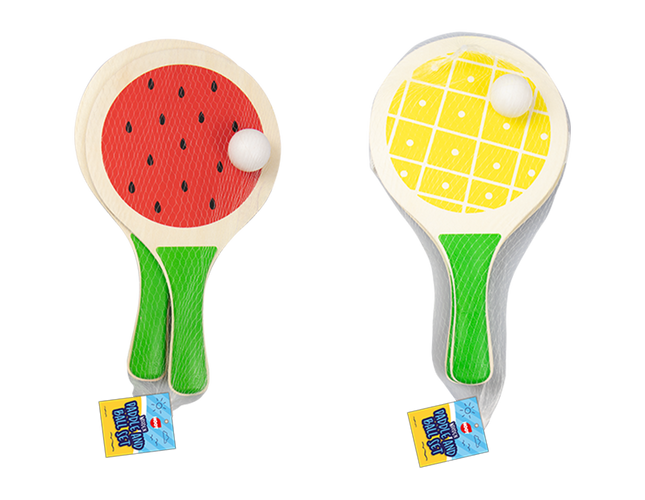 Hoot Wooden Paddle & Ball Set