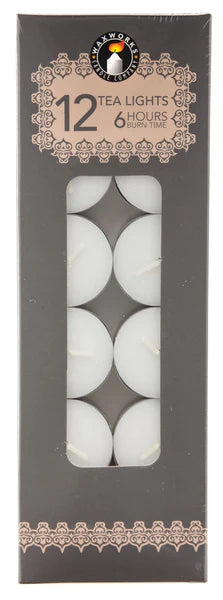 Waxworks Tea Lights 12pk