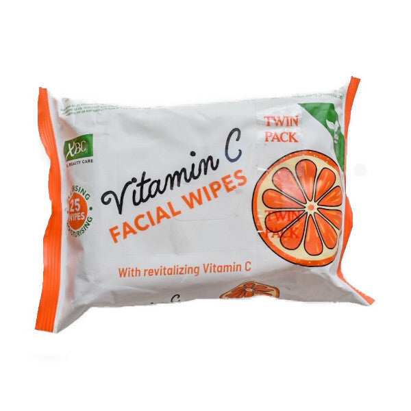 XBC VITAMIN C FACE WIPES TWIN PACK