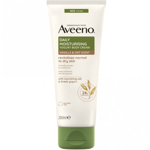 Aveeno Body Crean Vanilla & Oats 200ml