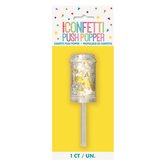 Unique Confetti Push Popper