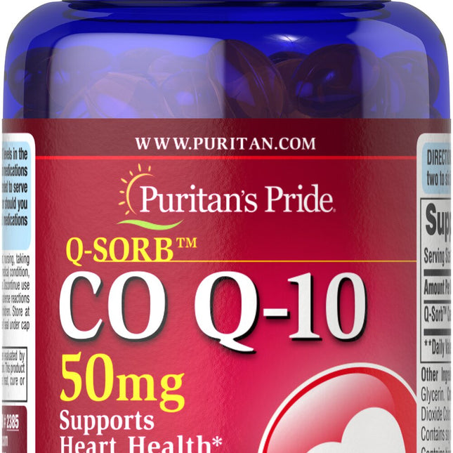 Puritan's Pride CO Q-10 Softgels 50mg