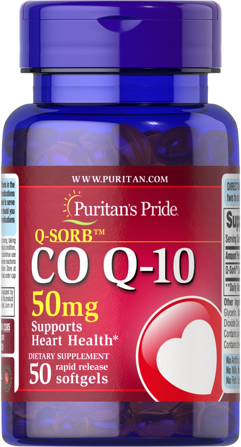 Puritan's Pride CO Q-10 Softgels 50mg