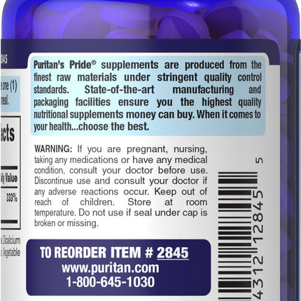 Puritan's Pride Folate 1333mcg DFE