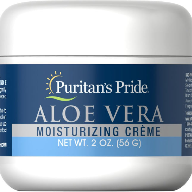 Puritan's Pride Aloe Vera Moisturizing Cream 2oz