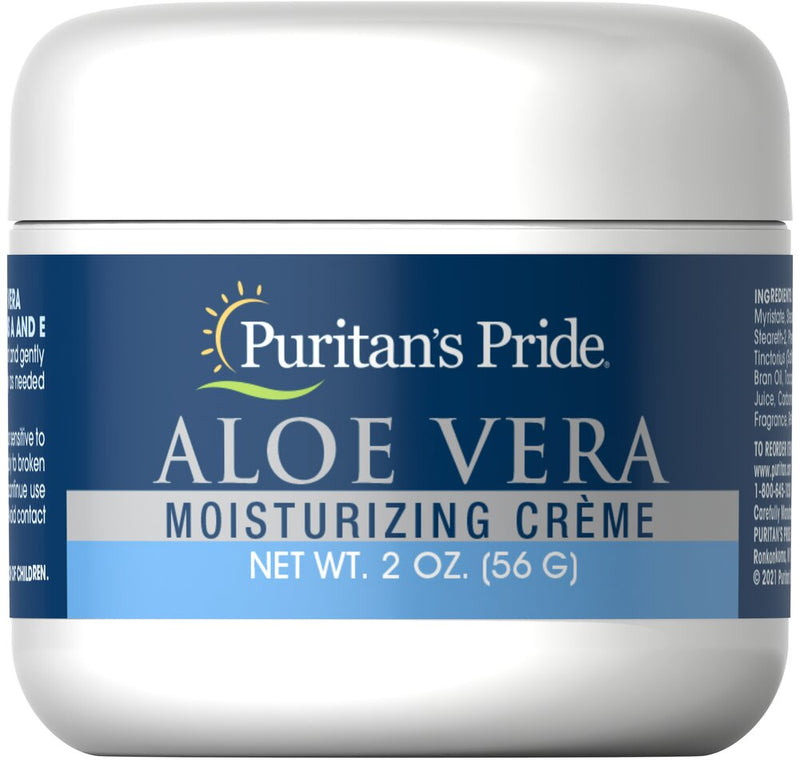 Puritan's Pride Aloe Vera Moisturizing Cream 2oz