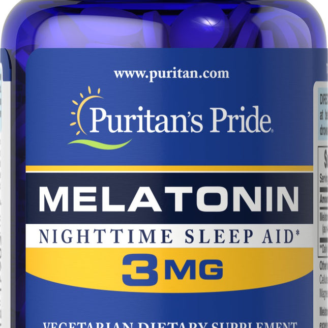 Puritan's Pride Melatonin 3mg Tablets 120's