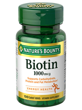 Nature's Bounty Biotin 1000mcg Tabs 100's