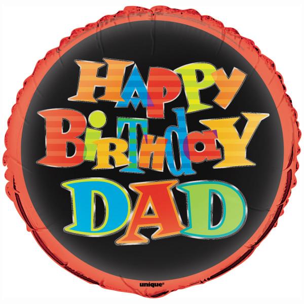 Unique Helium Balloon Happy Birthday Dad