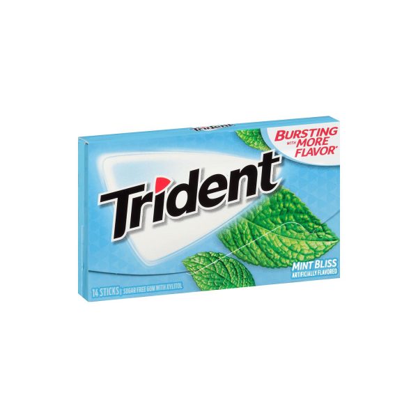 Trident Mint Bliss S/Free Gum 14stk