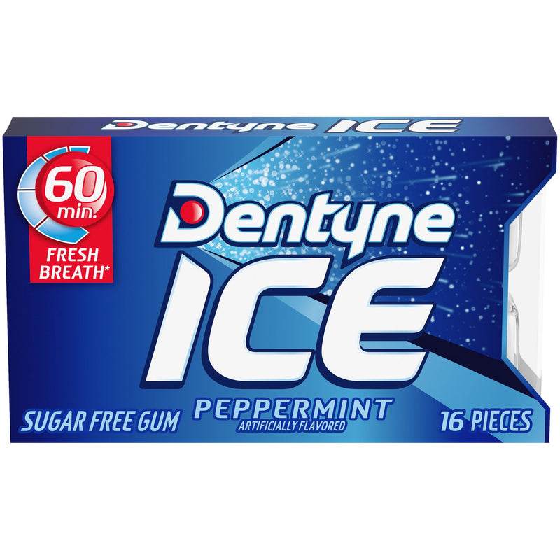 Dentyne Ice  Peppermint SF Split 2 Fit  Gum 16's