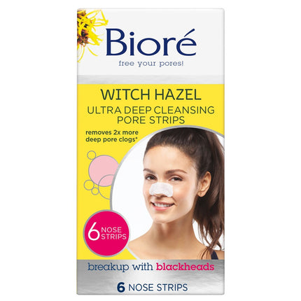 Biore Witch Hazel Pore Strips 6ct