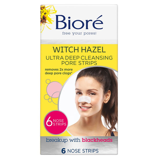 Biore Witch Hazel Pore Strips 6ct